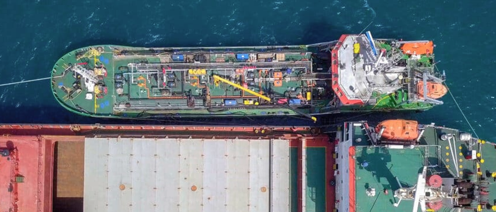 Bunkering operations illustration